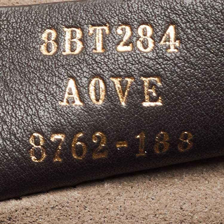 Pre Owned Fendi Ash Blue Leather Kan I F Logo Shoulder Bag