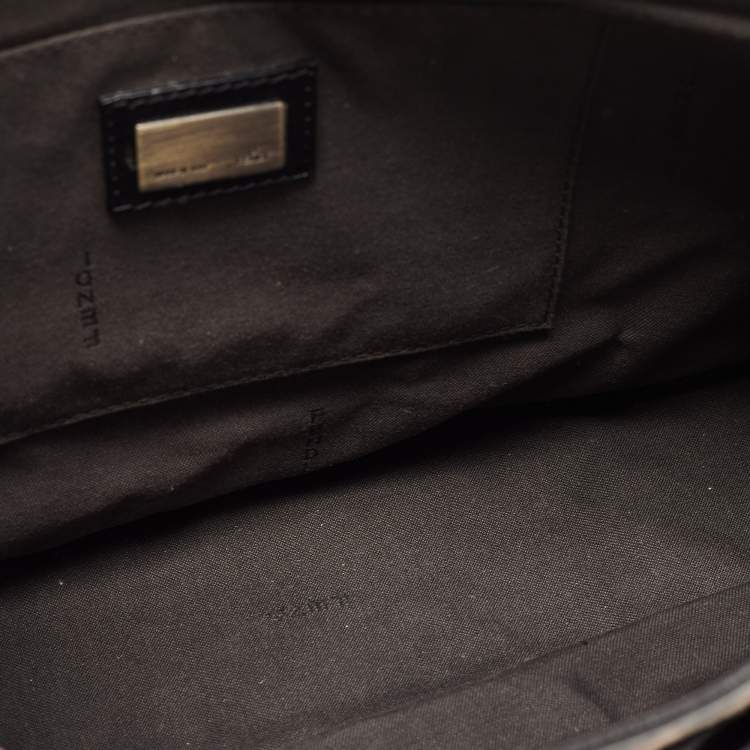 Pre Owned Fendi Tobacco Zucca Canvas and Leather B Bis Shoulder Bag 