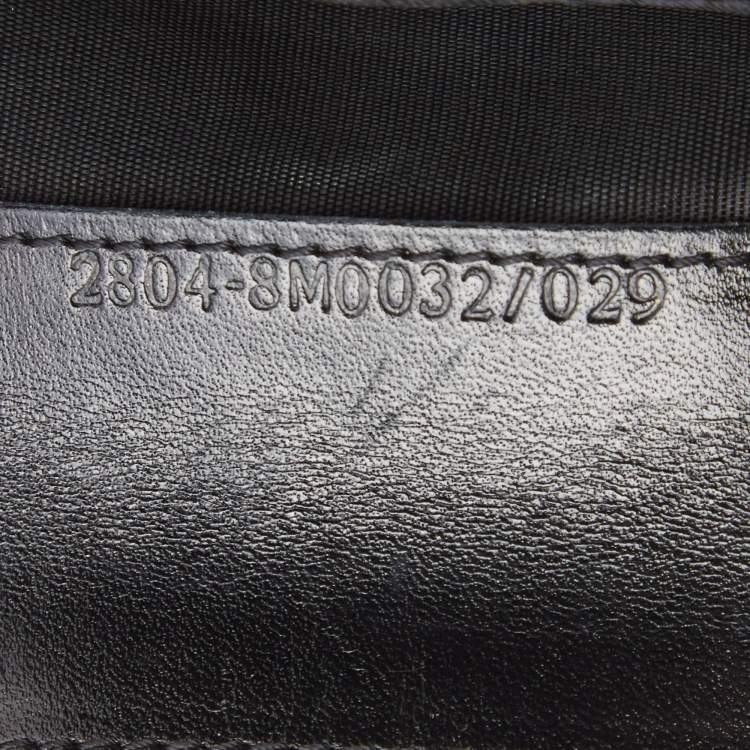 Pre Owned Fendi Black/Brown Zucchino Canvas and Leather Forever Continental Wallet