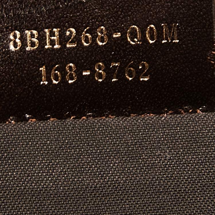 Pre Owned Fendi Brown/Tobacco Zucca Canvas Shopper Tote