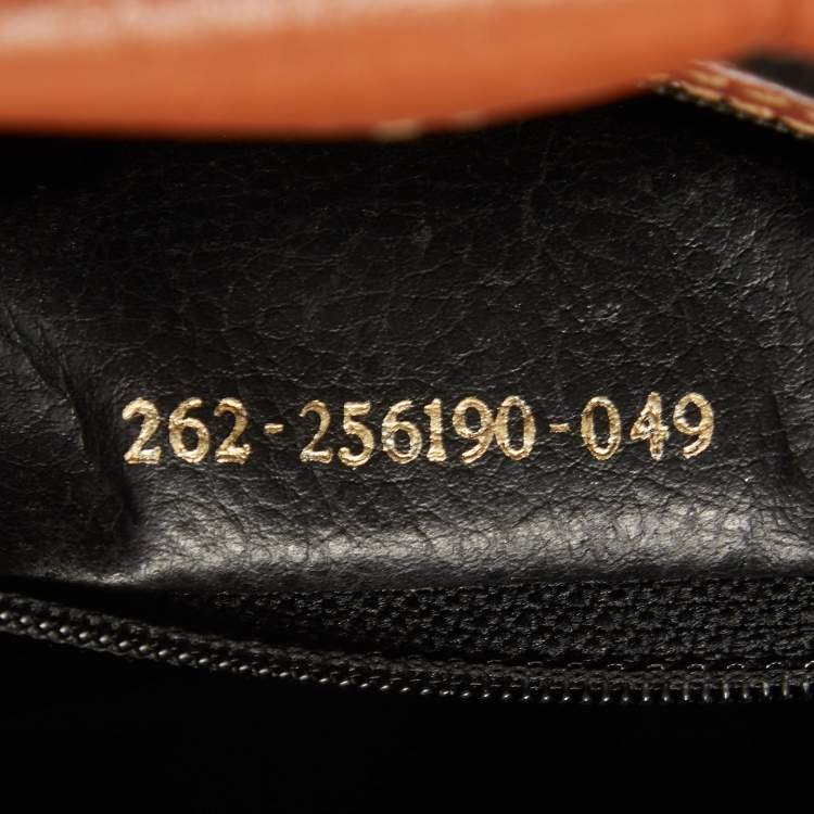 Pre Owned Fendi Brown Pequin Stripe Coated Canvas and Leather Crossbody Bag