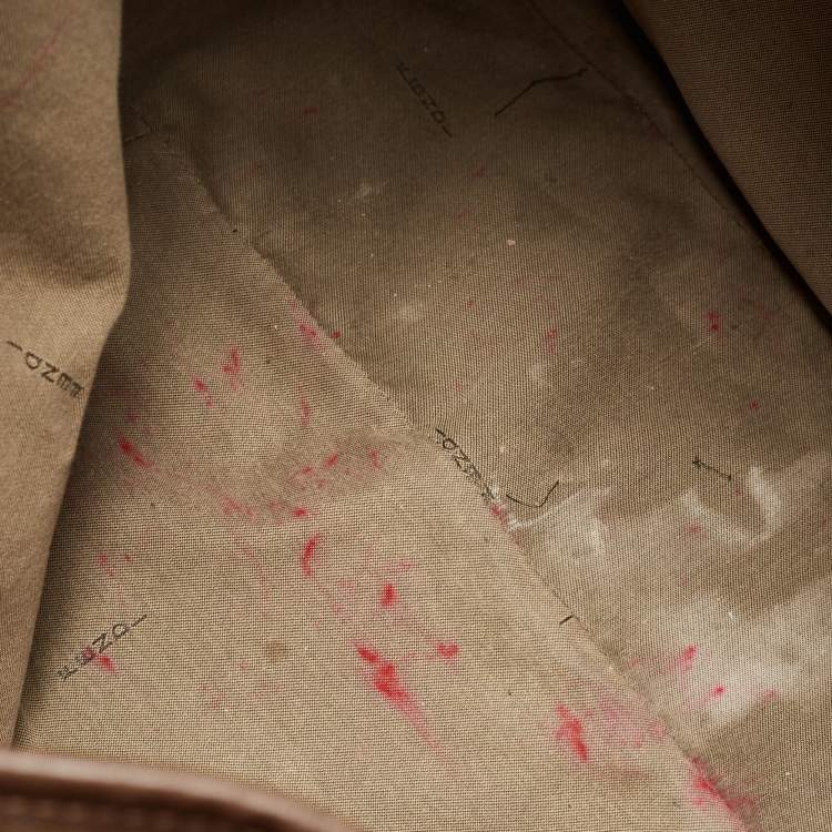 مملوكة مسبقًا Fendi Brown Zucchino Coated Canvas Chiusura Tote