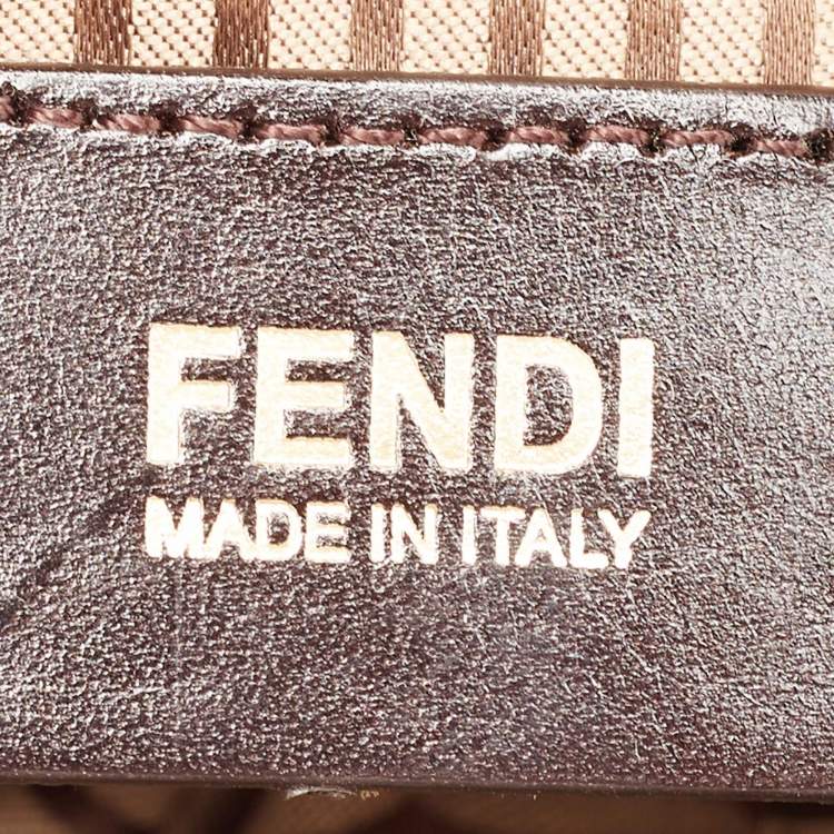 Pre Owned Fendi Multicolor Leather Small Chameleon Shoulder Bag
