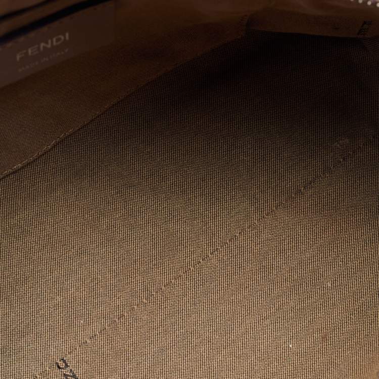 Pre Owned Fendi Beige Leather Micro By The Way Crossbody Bag