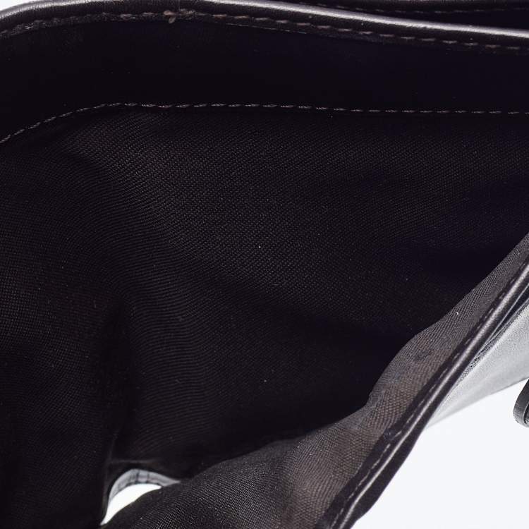 Pre Owned Fendi Tobacco Zucca Canvas and Leather Compact Wallet