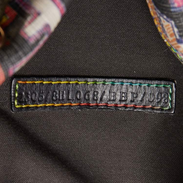 Pre Owned Fendi Multicolor Coated Canvas Forever Bauletto Boston Bag