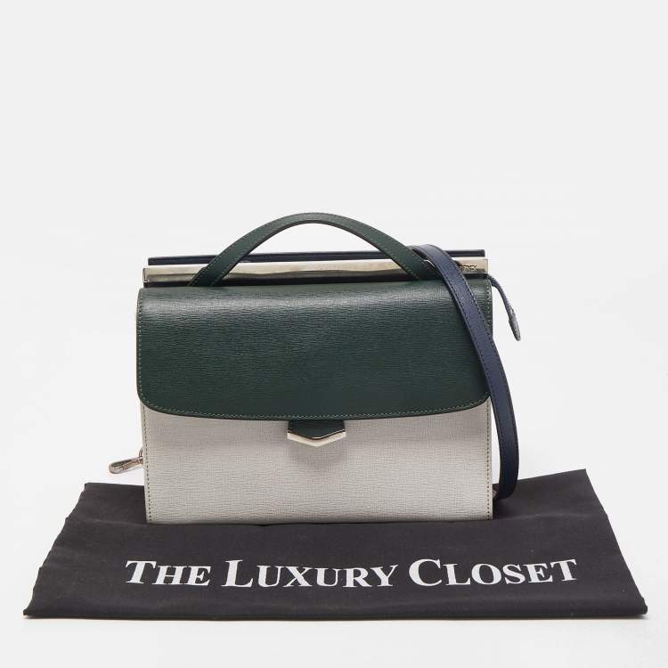 مملوكة مسبقًا Fendi Multicolor Leather Small Demi Jour Top Handle Bag