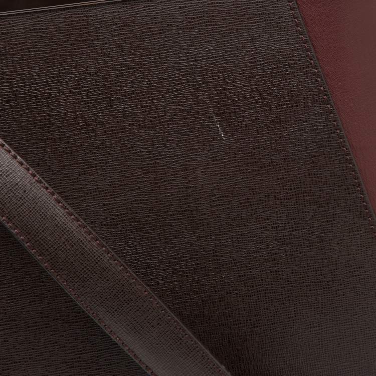 Pre Owned Fendi Tri Color Leather Medium 2Jours Tote
