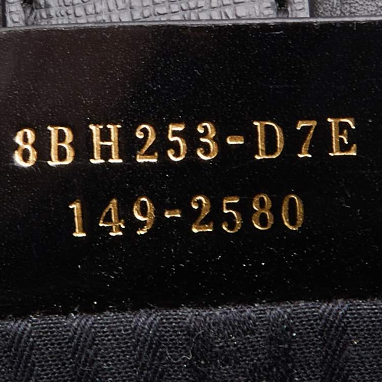 Pre Owned Fendi Black Leather Small 2Jours Tote