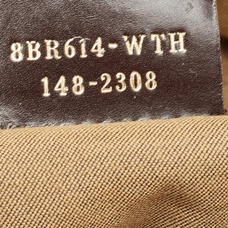 Pre Owned Fendi Tobacco Zucca Canvas Mia Flap Shoulder Bag