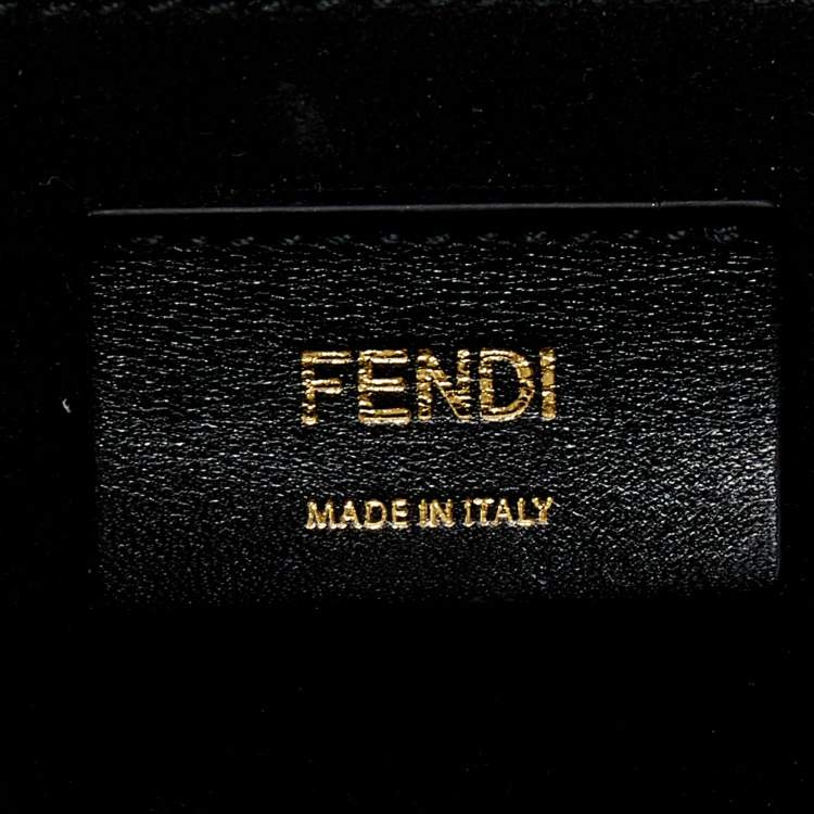 Pre Owned Fendi Old Rose Leather Horizontal Crossbody Bag