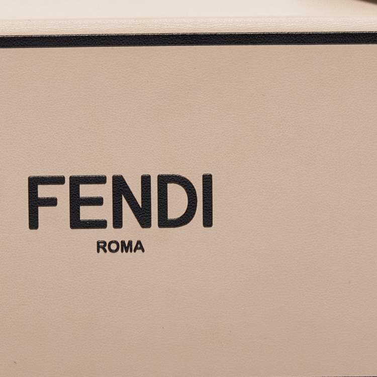 Pre Owned Fendi Old Rose Leather Horizontal Crossbody Bag