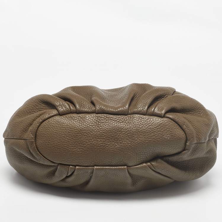 Pre Owned Fendi Brown Selleria Leather Hobo