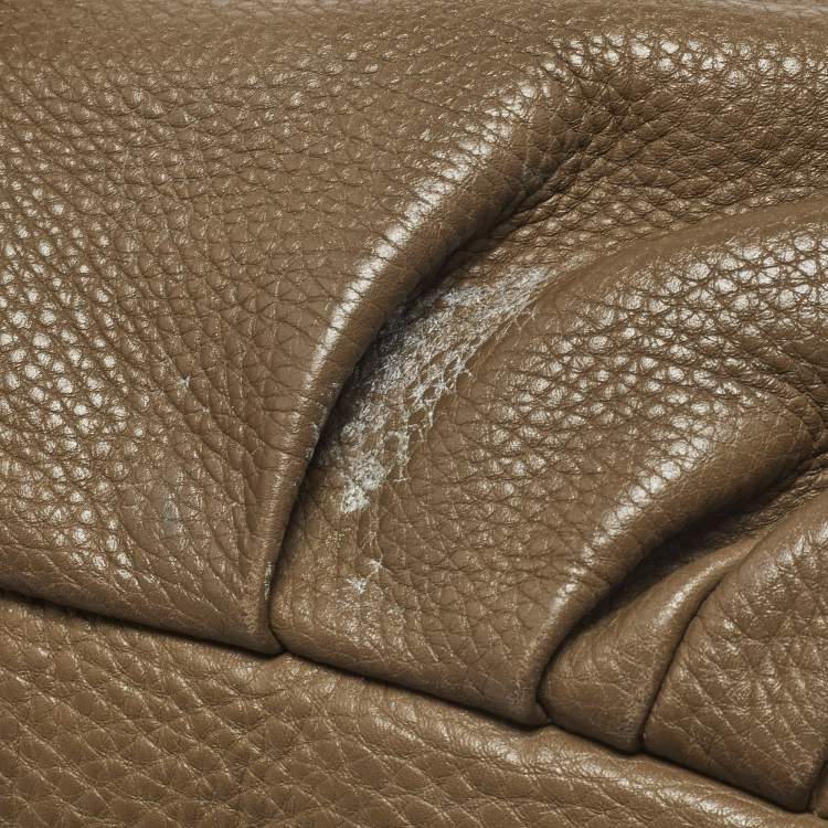 Pre Owned Fendi Brown Selleria Leather Hobo