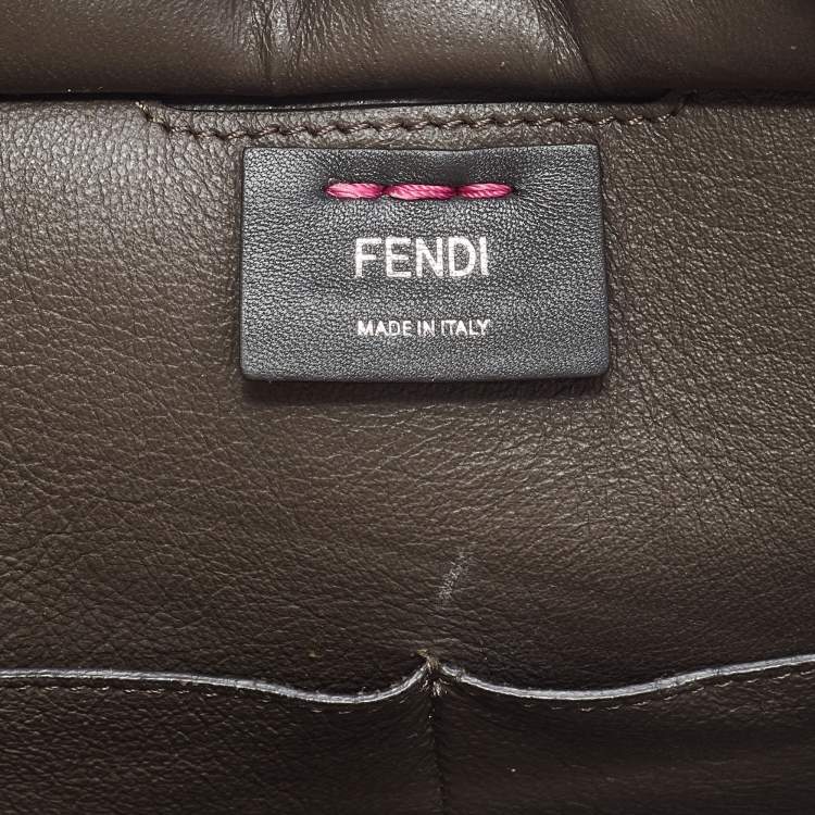 Pre Owned Fendi Pink Leather Medium 3Jours Tote
