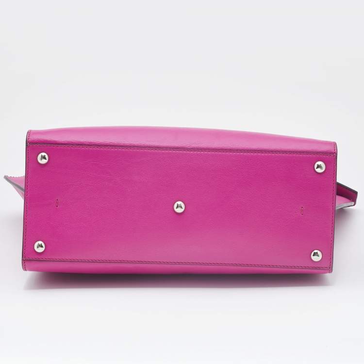 Pre Owned Fendi Pink Leather Medium 3Jours Tote