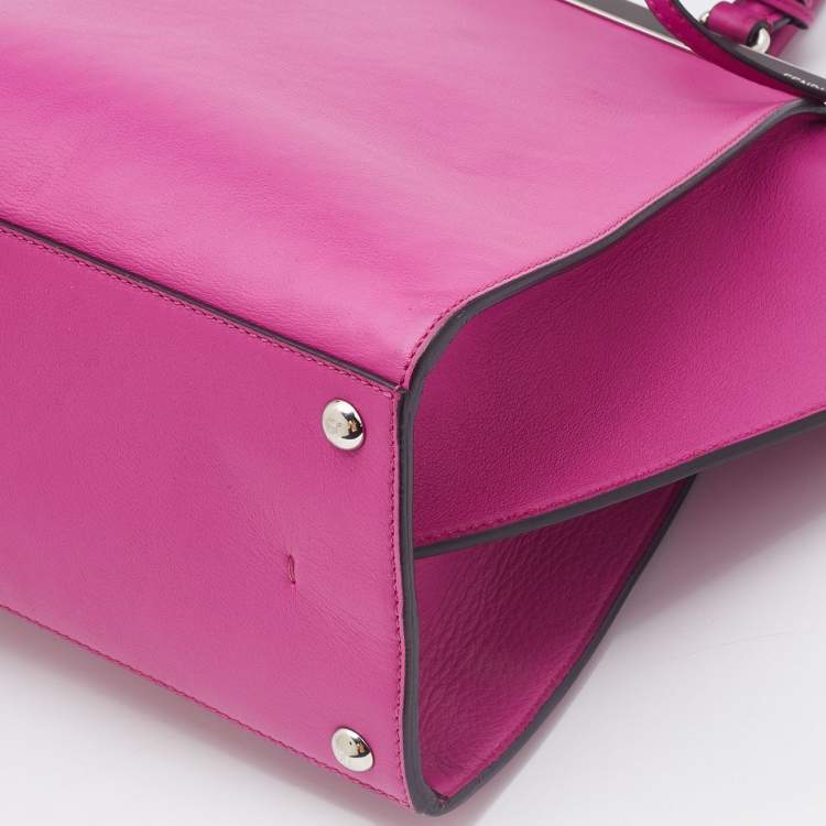 Pre Owned Fendi Pink Leather Medium 3Jours Tote