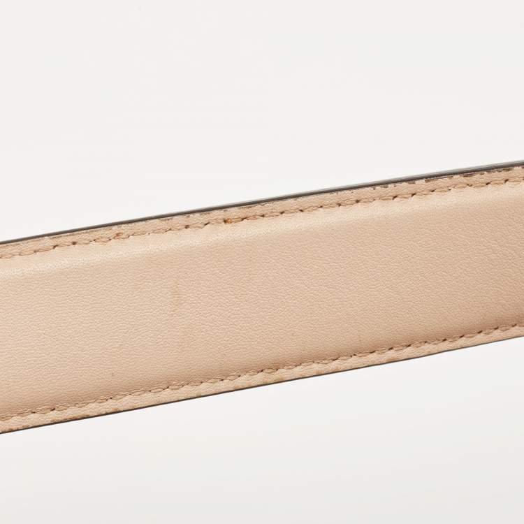 Pre Owned Fendi Multicolor Leather and Python Medium Kan I Top Handle Bag