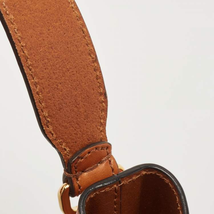Pre Owned Fendi Orange/Brown Zucca PVC and Leather Mon Tresor Bucket Bag