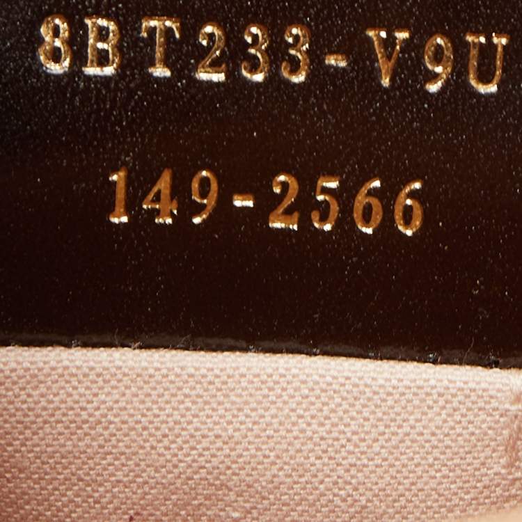 Pre Owned Fendi Yellow Pequin Patent Leather Claudia Shoulder Bag