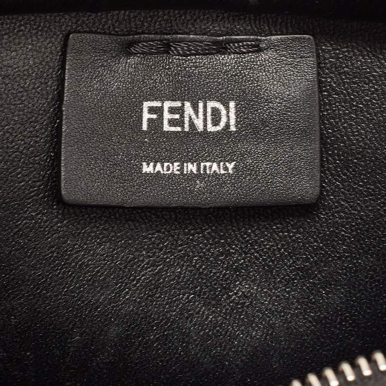 Pre Owned Fendi Black Leather Petite 3Jours Tote
