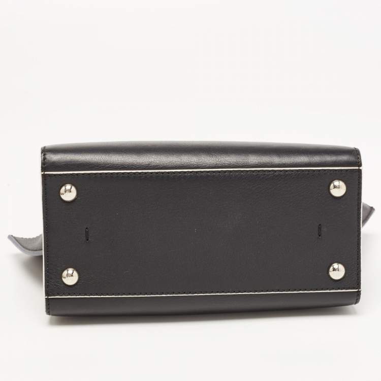 Pre Owned Fendi Black Leather Petite 3Jours Tote
