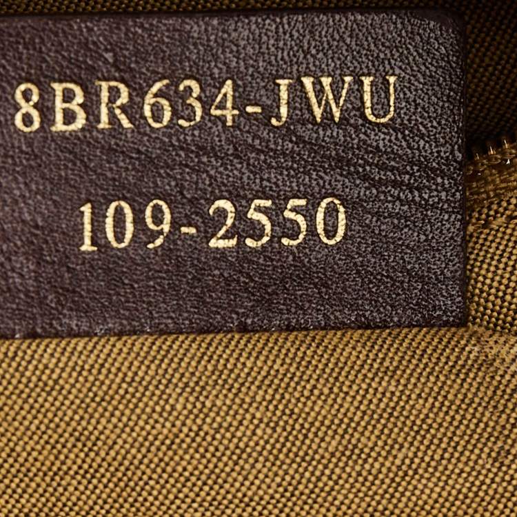 Pre Owned  Fendi Zucca Canvas and Leather Borsa Chef Tote