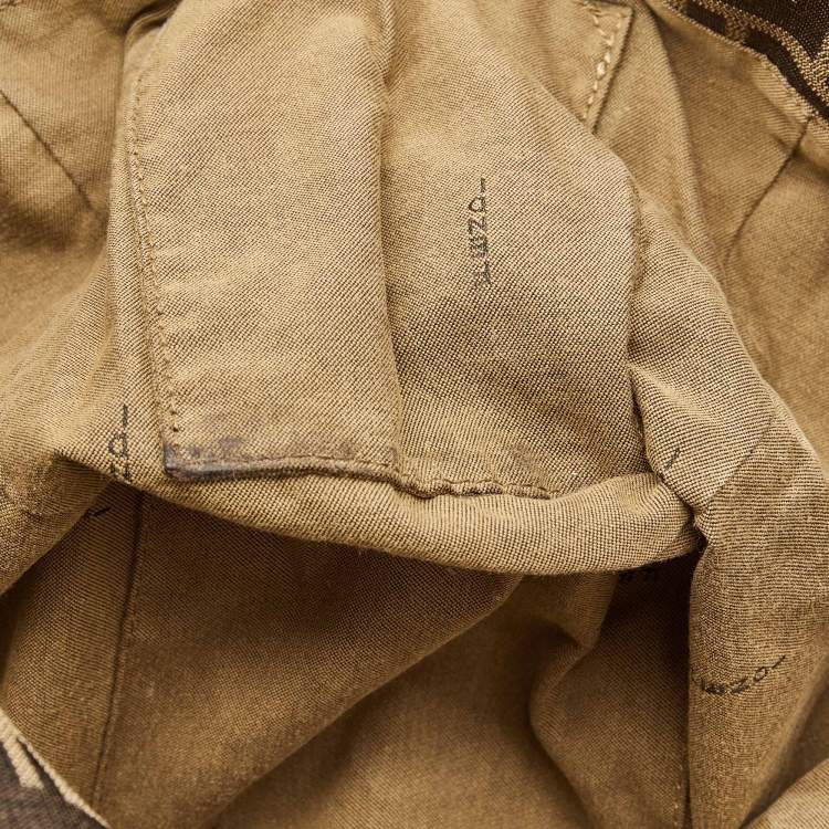 Pre Owned  Fendi Zucca Canvas and Leather Borsa Chef Tote