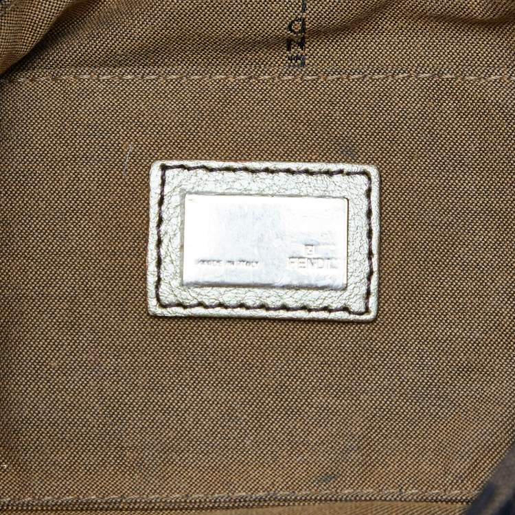 مملوكة مسبقًا Fendi Tobacco Zucca Canvas Small Chef Shoulder Bag