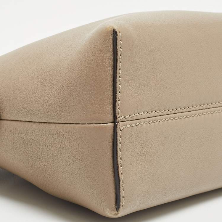 مملوكة مسبقًا Fendi Grey Leather Mini By The Way Crossbody Bag