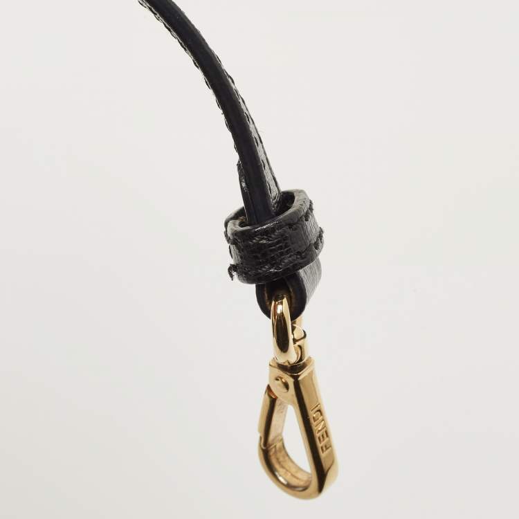 مملوكة مسبقًا Fendi Black Leather Small Demi Jour Top Handle Bag