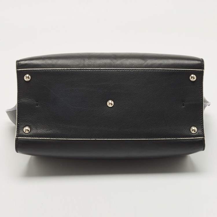 Pre Owned Fendi Black Leather Small 3Jours Tote