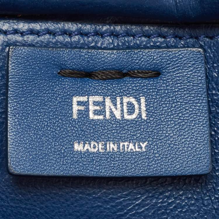 Pre Owned Fendi Black Leather Small 3Jours Tote