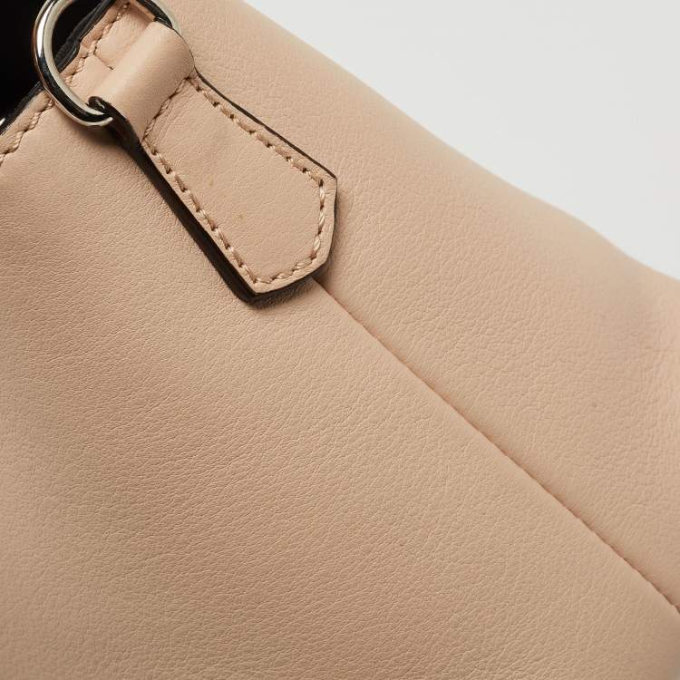 Pre Owned Fendi Tricolor Leather Small By The Way Shoulder Bag