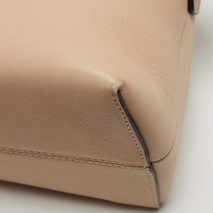 Pre Owned Fendi Tricolor Leather Small By The Way Shoulder Bag