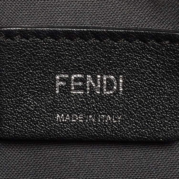 Pre Owned Fendi Tricolor Leather Small By The Way Shoulder Bag