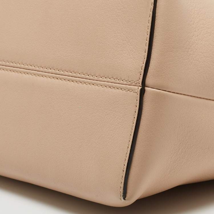 Pre Owned Fendi Tricolor Leather Small By The Way Shoulder Bag