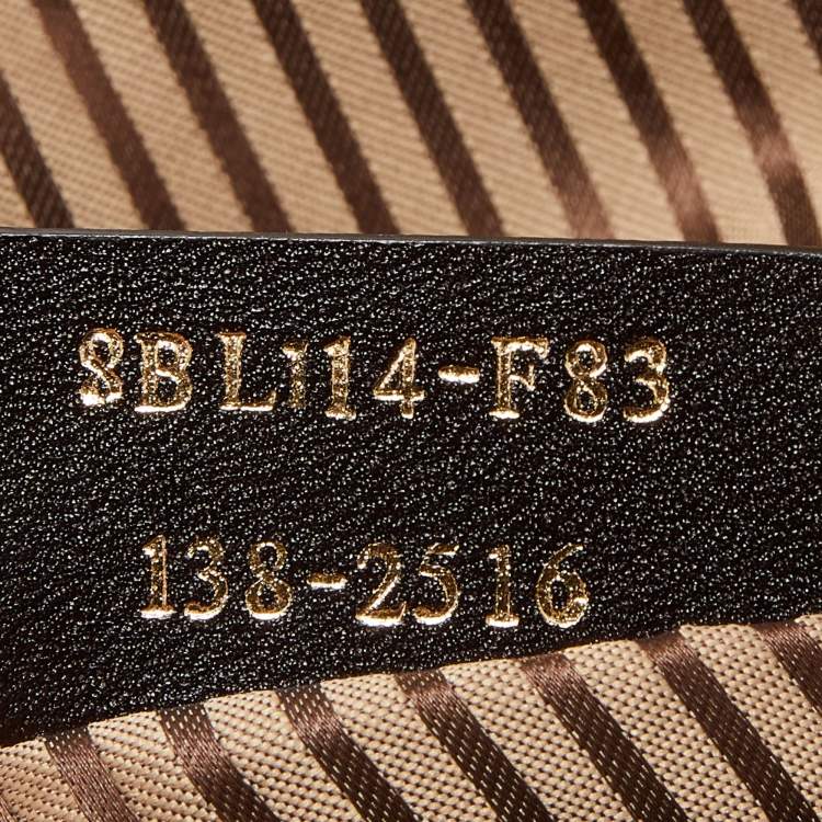Pre Owned Fendi Two Tone Brown Leather Chameleon Satchel 