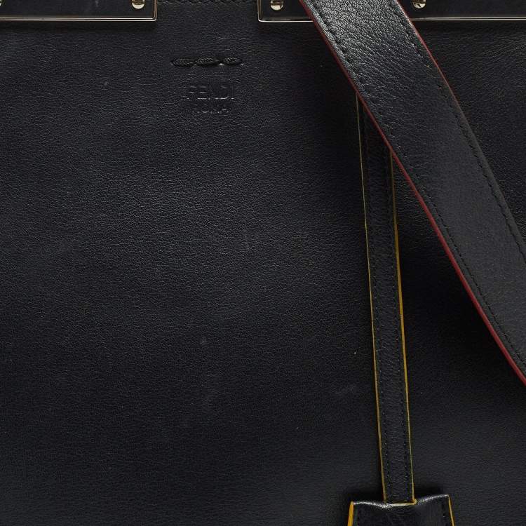 Pre Owned Fendi Black Leather Medium 3Jours Tote