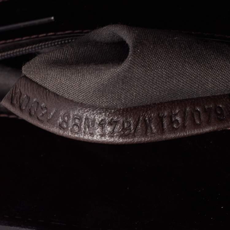 Pre Owned Fendi Tobacco Zucca Canvas and Patent Leather To You Convertible Clutch Bag