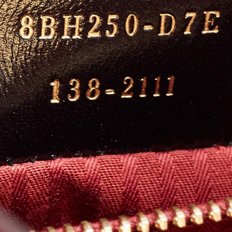 Pre Owned Fendi Red Leather Medium 2Jours Tote