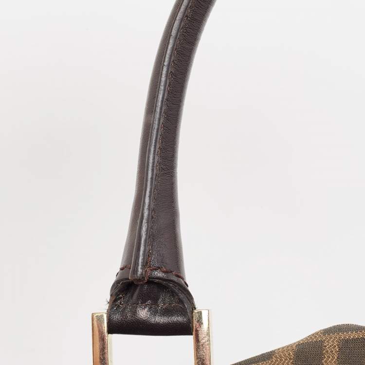 مملوكة مسبقًا Fendi Tobacco Zucca Canvas Medium Boston Bag