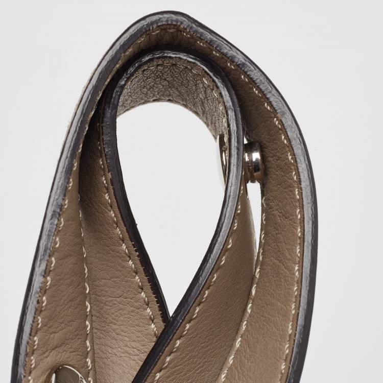 مملوكة مسبقًا Fendi Beige/Cream Leather and Python Small By The Way Shoulder Bag
