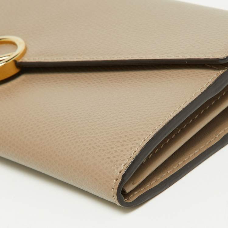 Pre Owned Fendi Beige Leather F is Fendi Wallet on Chain