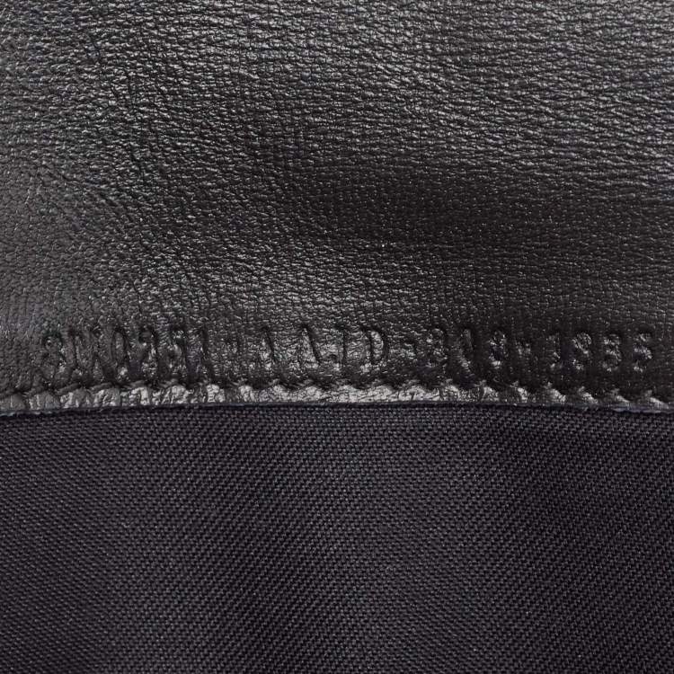 Pre Owned Fendi Black Zucca Embossed Leather FF Flap Continental Wallet 