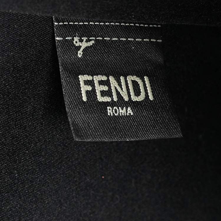 مملوكة مسبقًا Fendi Brown/Black Zucca Coated Canvas Peekaboo Defender Cover