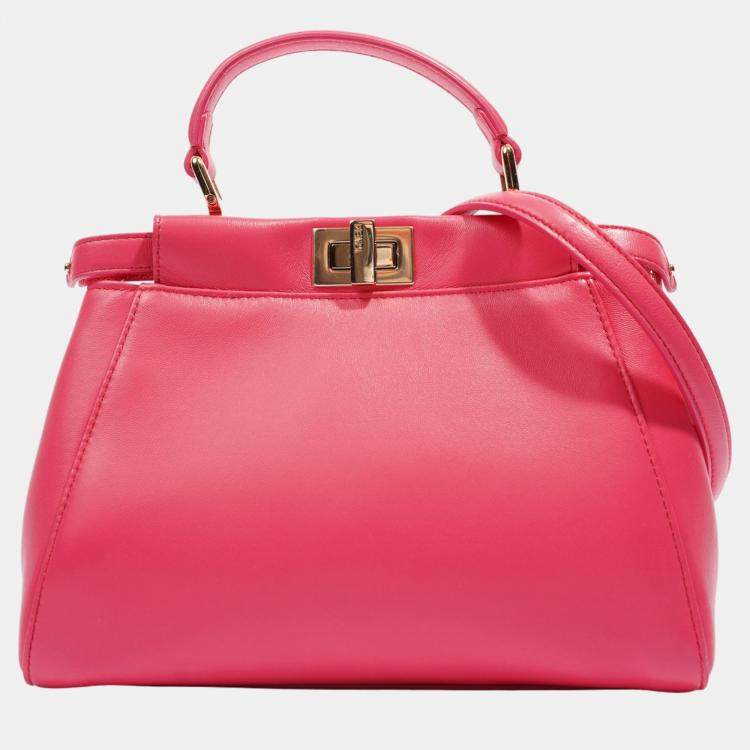 Pink fendi peekaboo discount bag