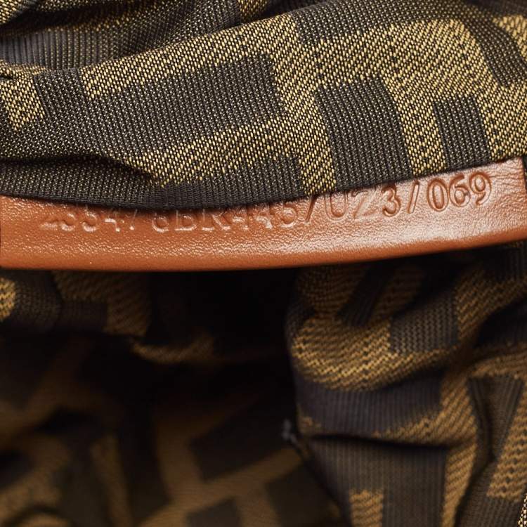 مملوكة مسبقًا Fendi Multicolor Striped Fabric and Leather Limited Edition Chef Flap Bag
