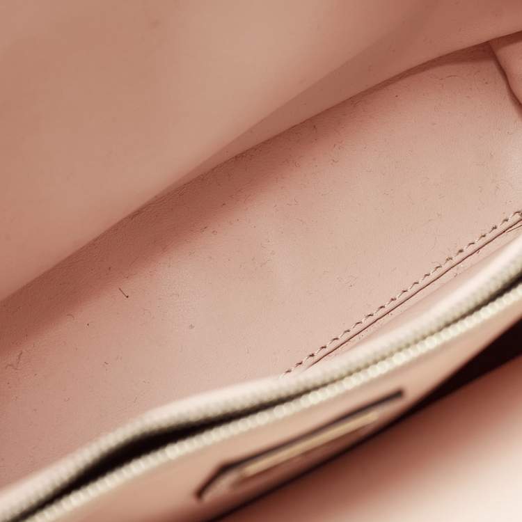 Pre Owned Fendi Grey Leather Small 2Jours Tote