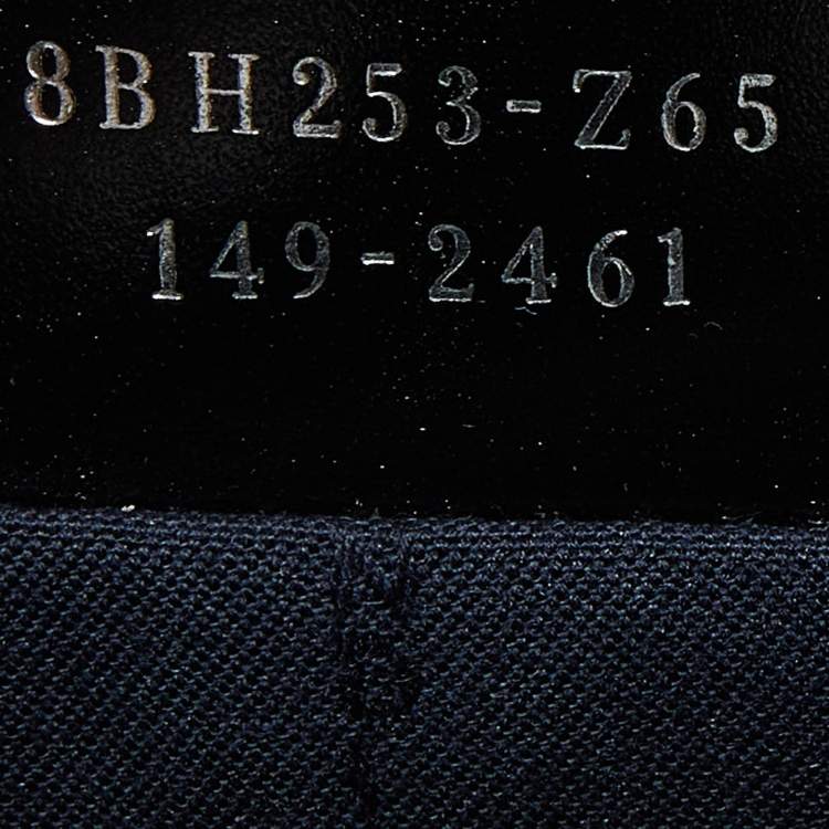 Pre Owned Fendi Navy Blue/Red Leather Petite Sac 2jours Tote